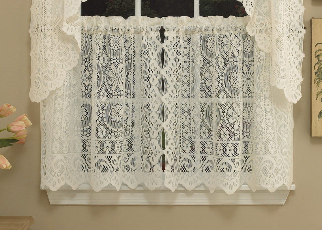 Sweet Home Collection Old World Style Floral Heavy Lace